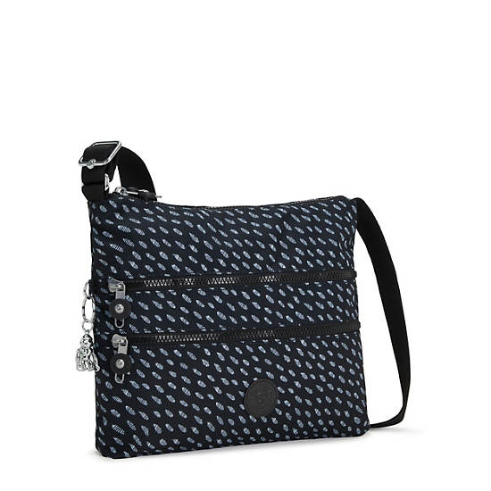 Torba Crossbody Kipling Alvar Printed Czarne Białe | PL 2145AH